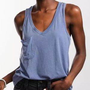Z Supply The Pocket Racerback Tank Top size XS